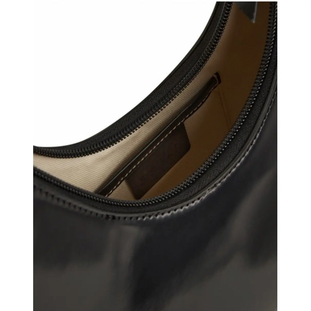 Amber patent leather handbag By Far