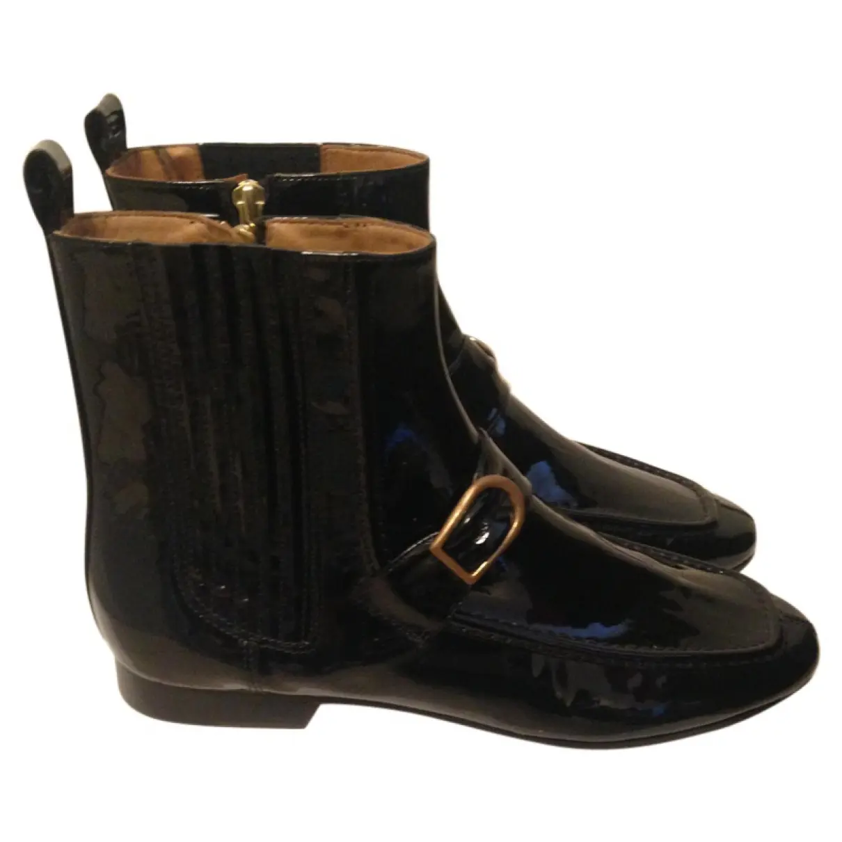 Black Patent leather Ankle boots Isabel Marant