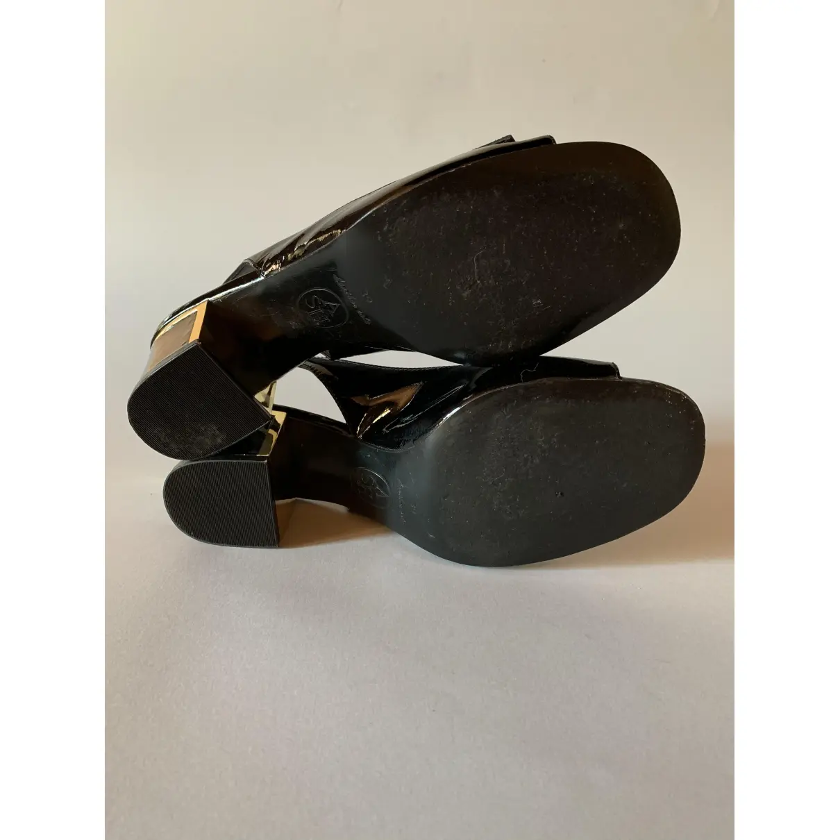 Patent leather sandals Ash