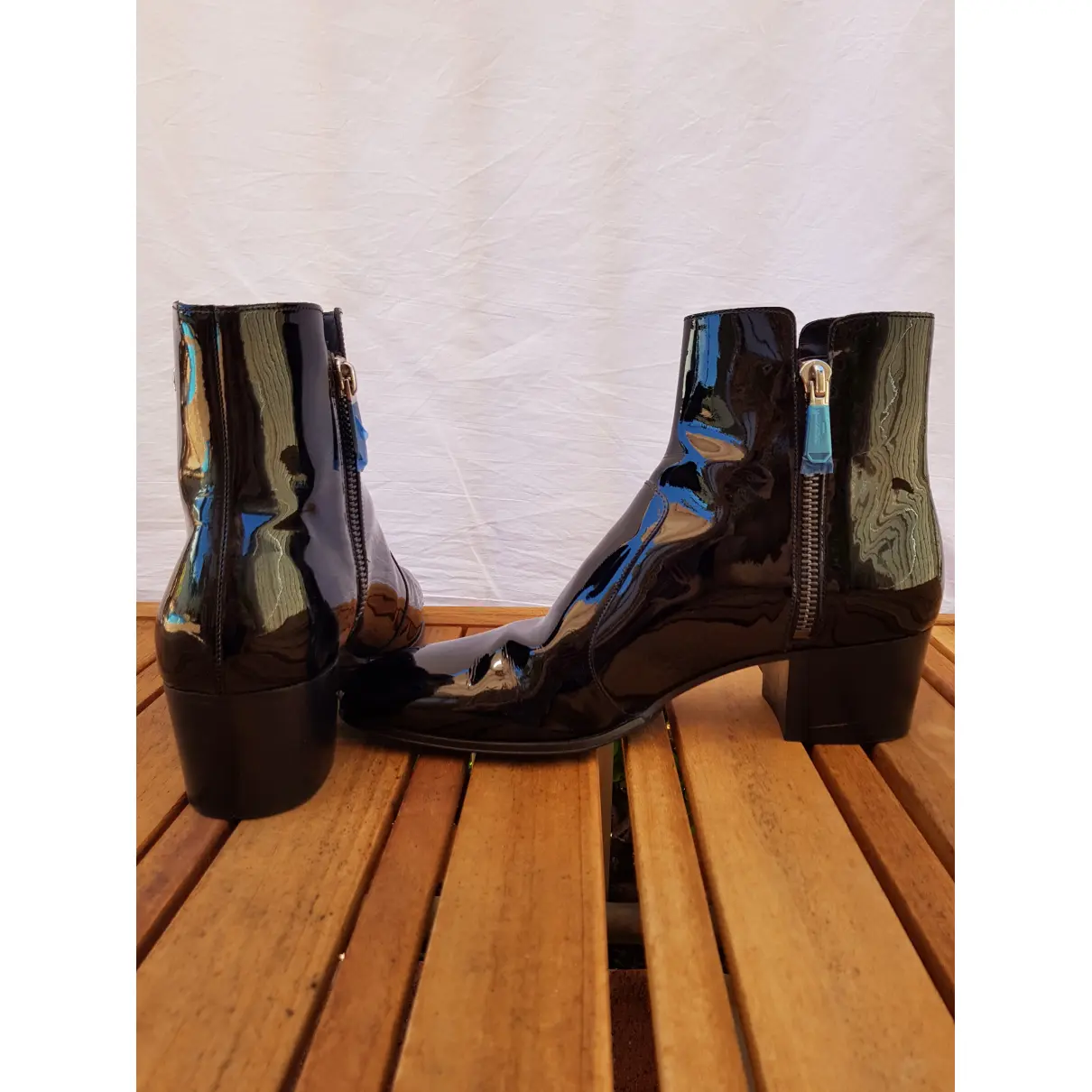 Buy Balmain Patent leather boots online