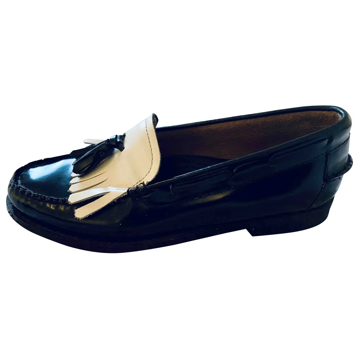 Patent leather flats Bass Weejun
