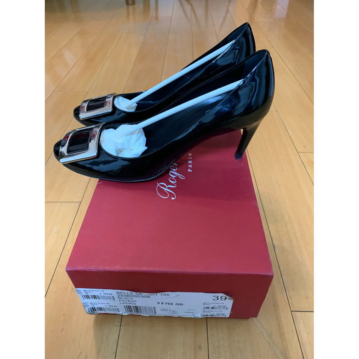 Buy Roger Vivier Belle Vivier Trompette patent leather heels online