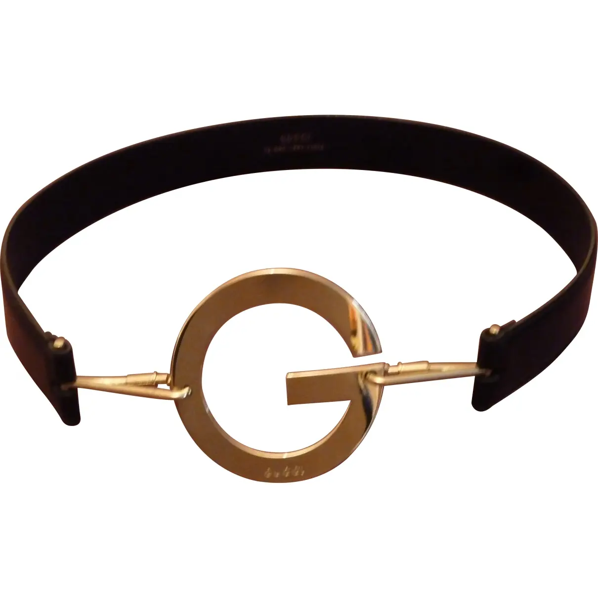 Black Patent leather Belt Gucci