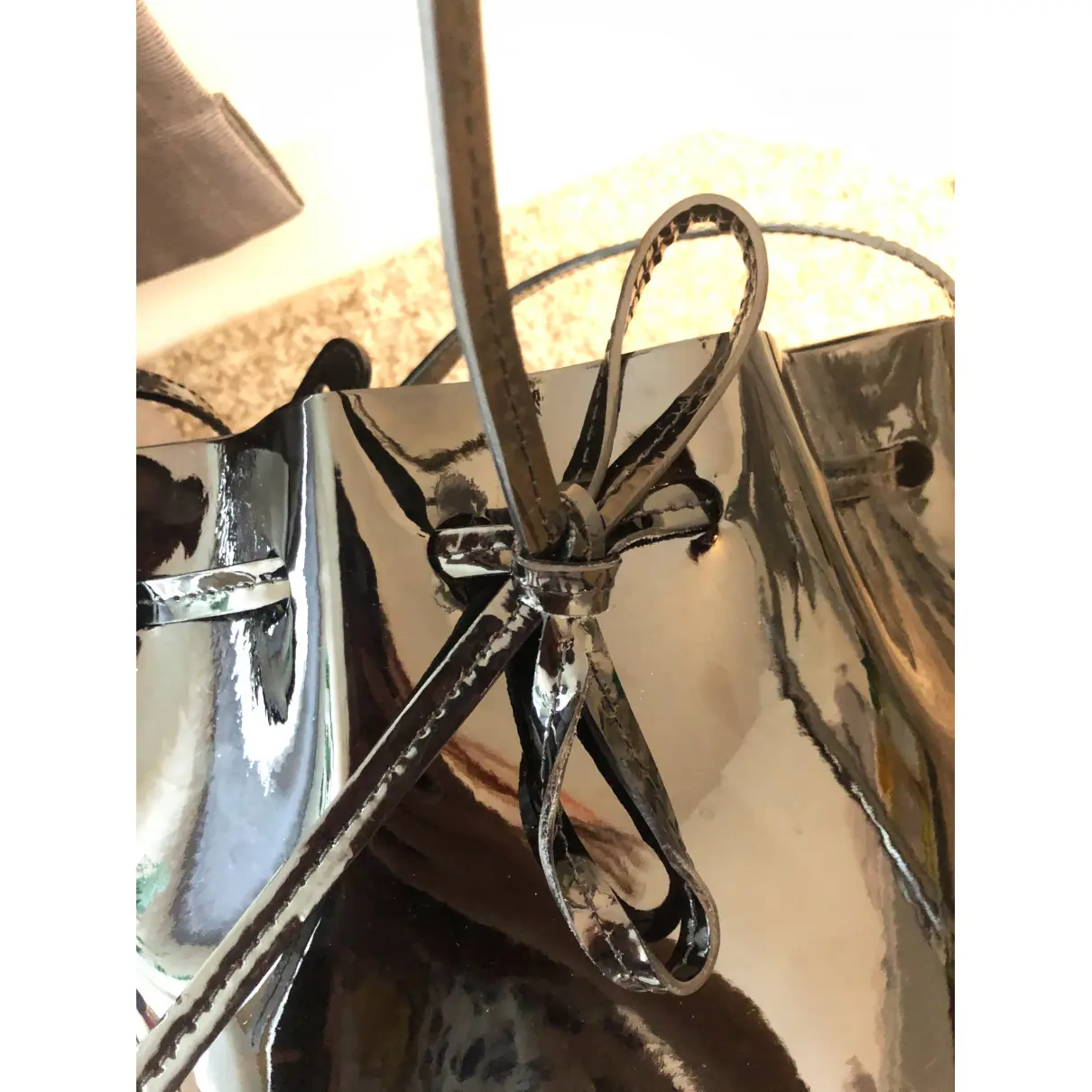 Bucket patent leather crossbody bag Mansur Gavriel