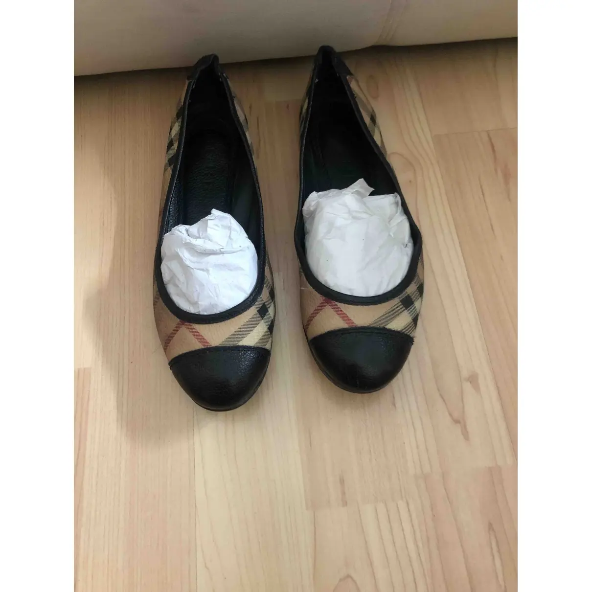 Burberry Patent leather ballet flats for sale