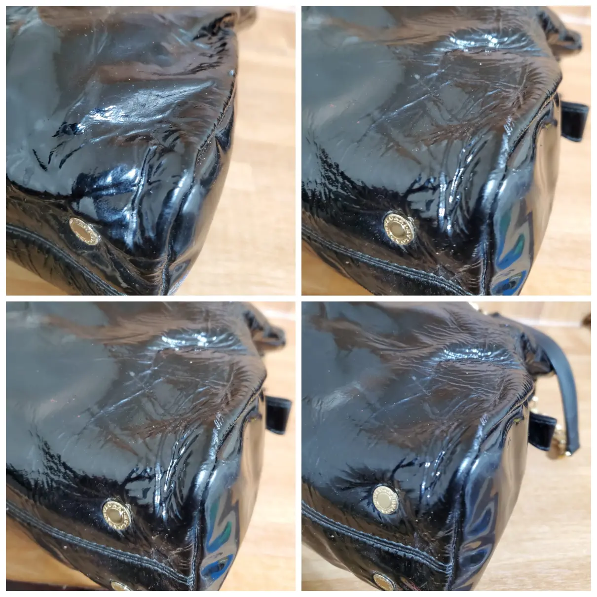 Patent leather handbag Bvlgari - Vintage