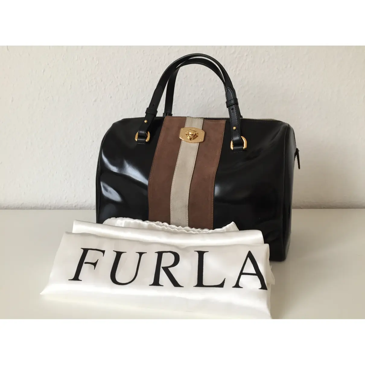Candy Bag patent leather handbag Furla