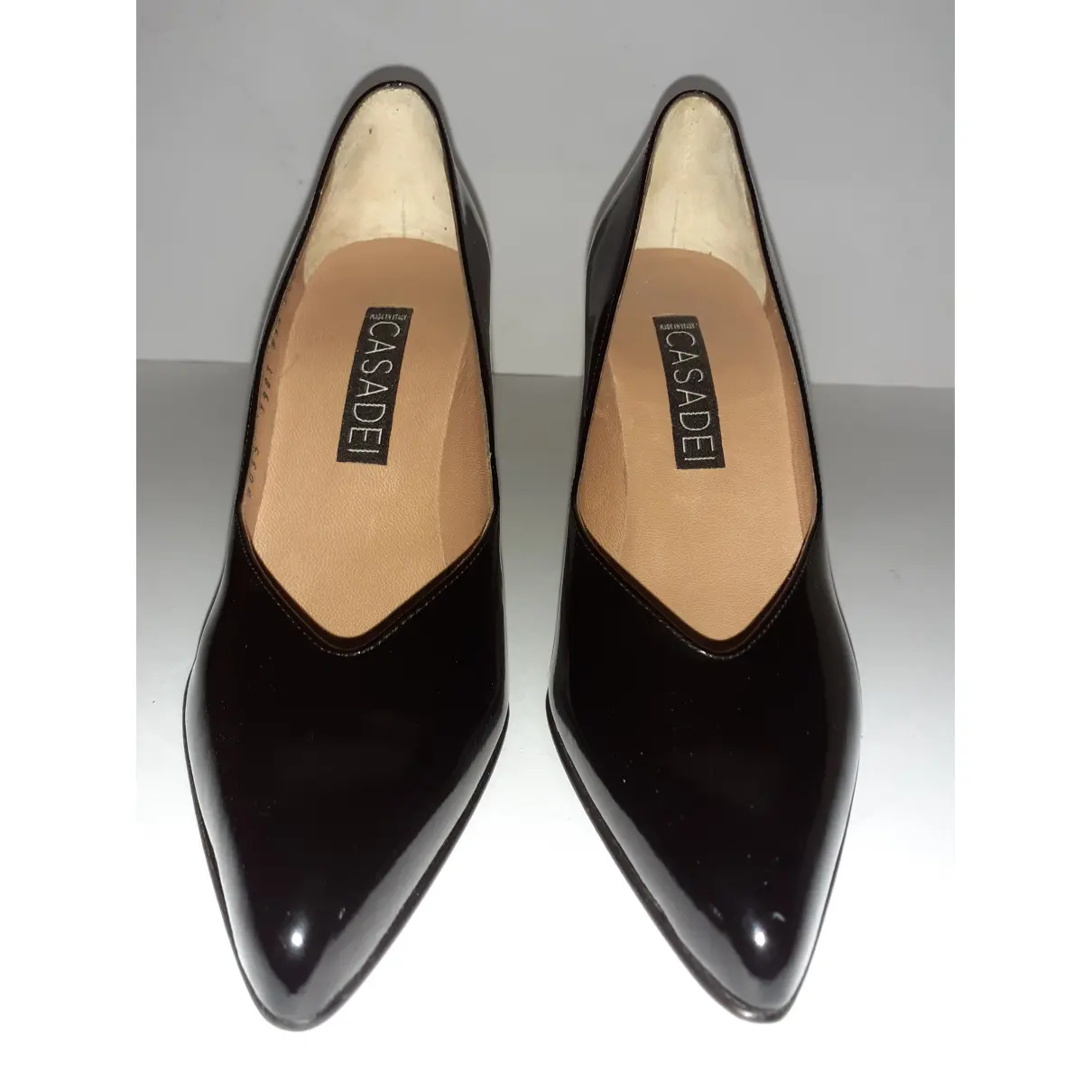 Buy Casadei Patent leather heels online