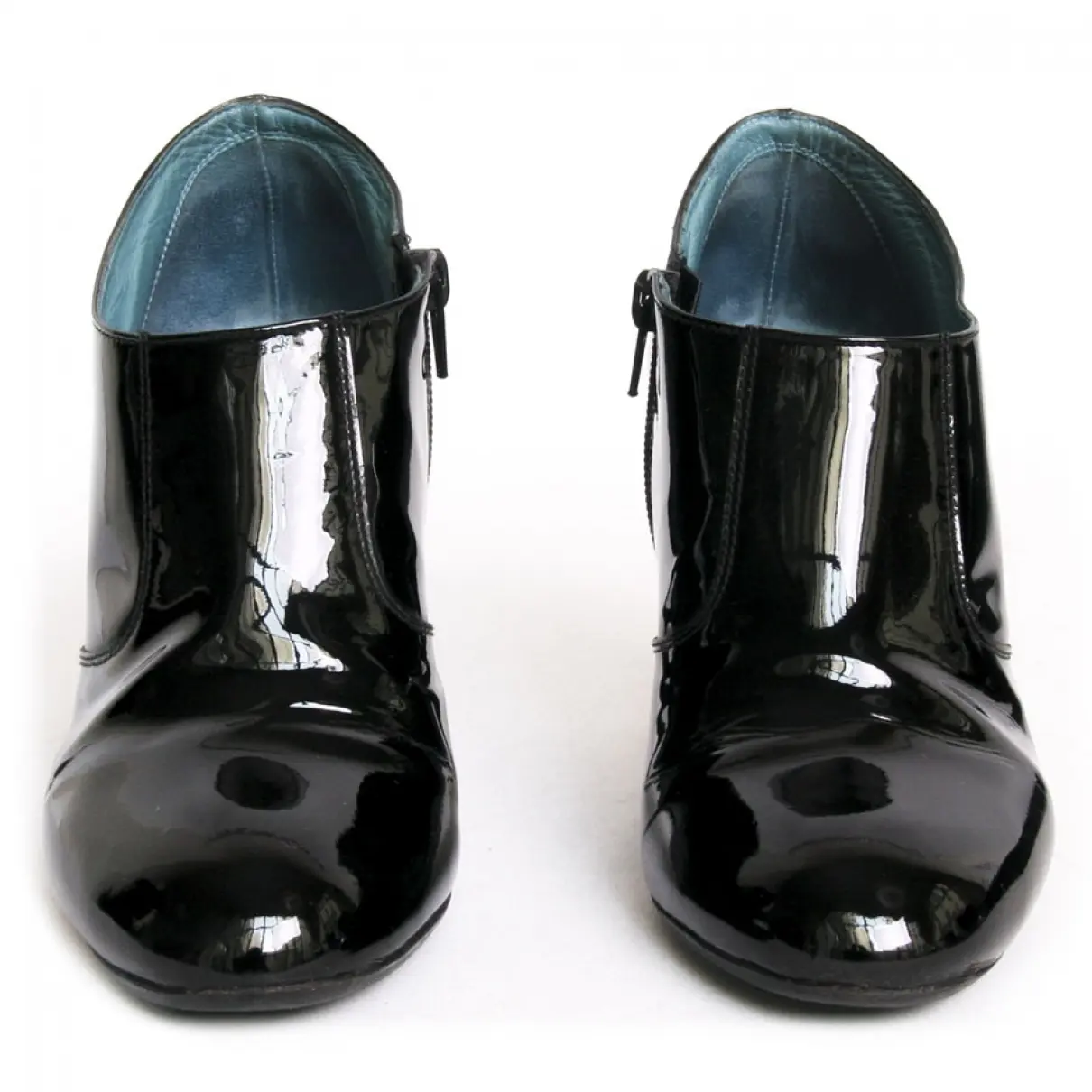 Chanel Patent leather ankle boots for sale