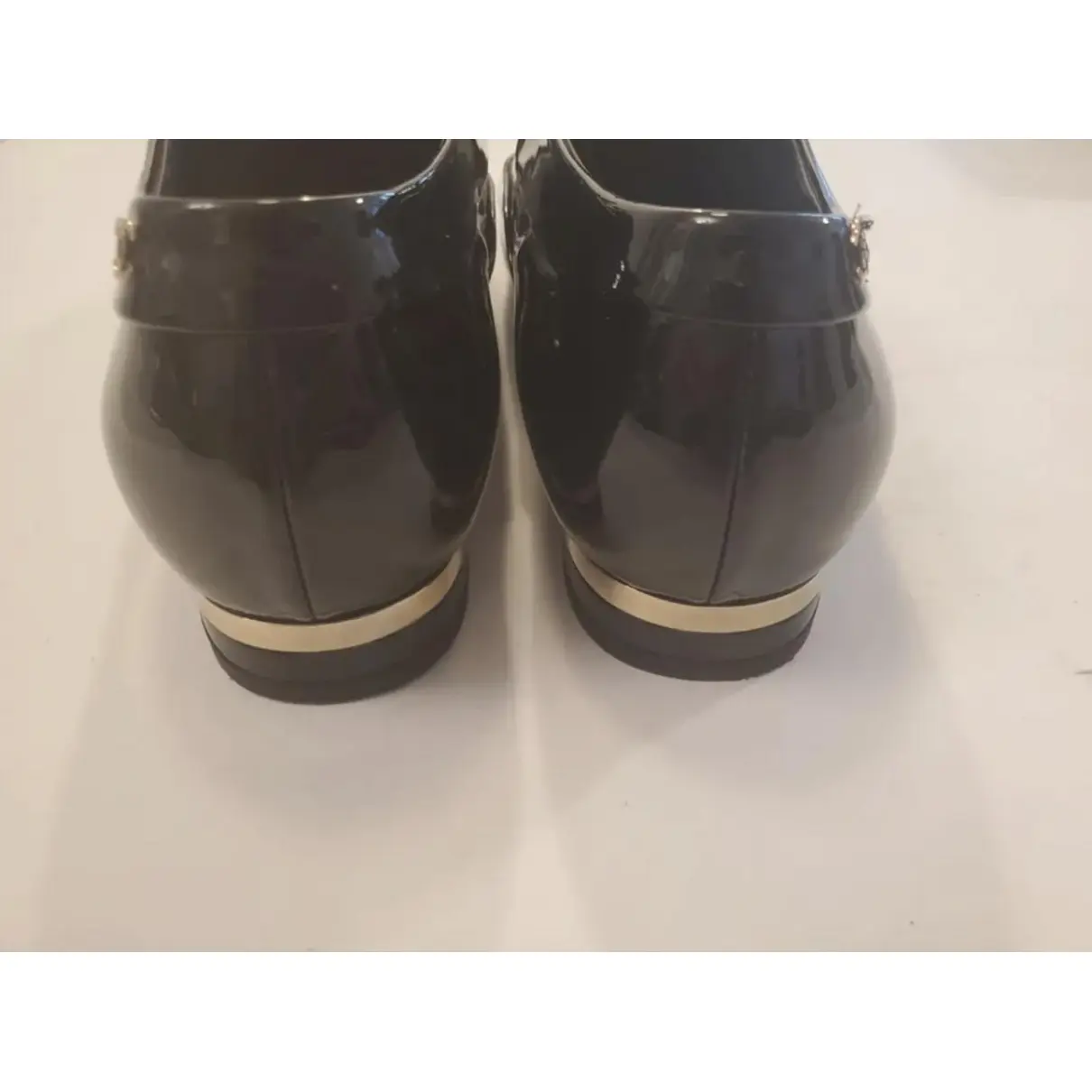Patent leather lace ups Chanel