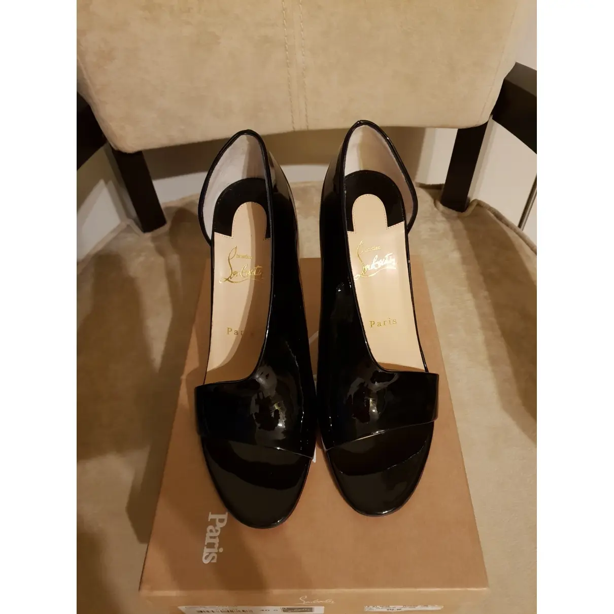 Christian Louboutin Patent leather heels for sale