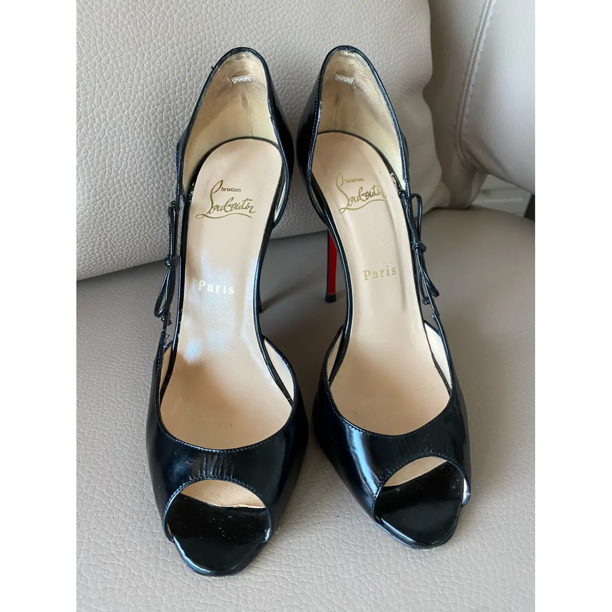 Buy Christian Louboutin Patent leather sandals online