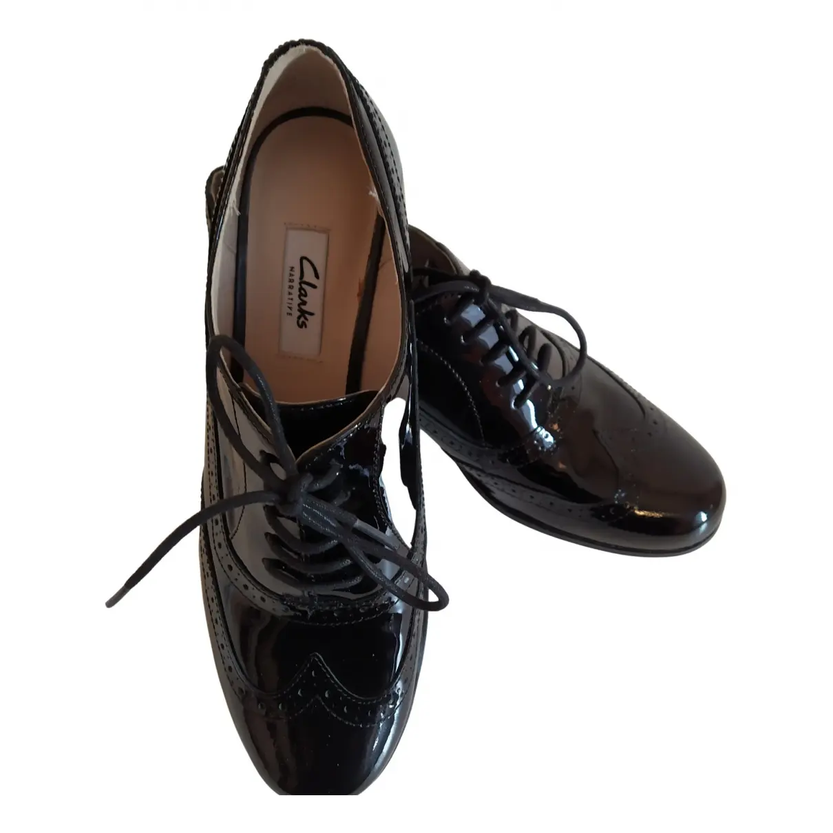Buy Clarks Patent leather lace ups online