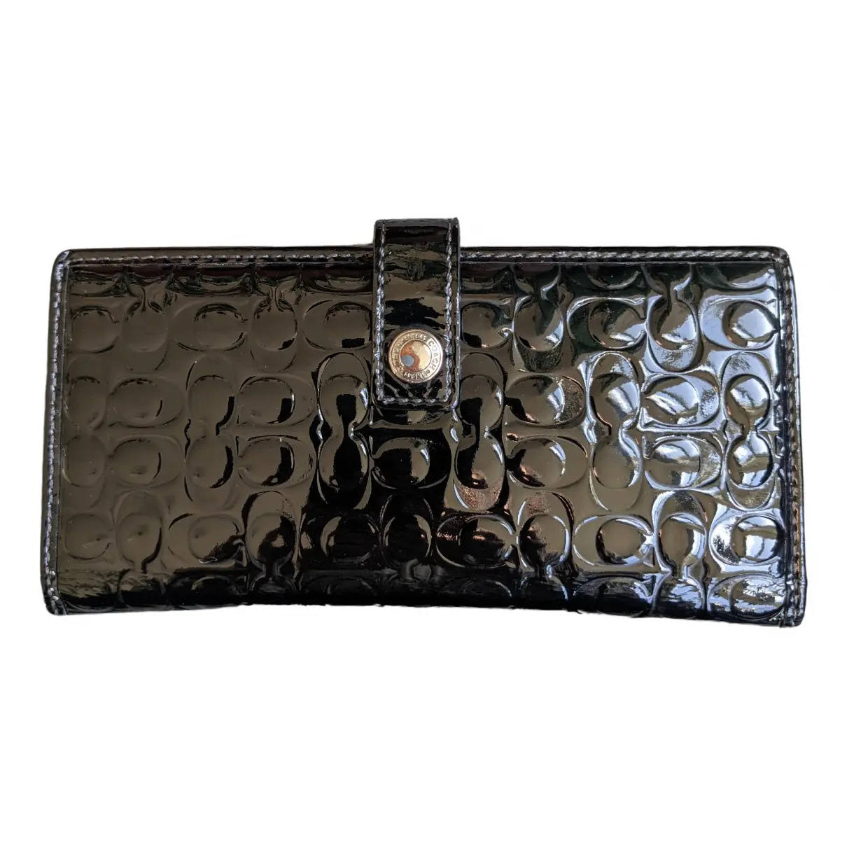Patent leather wallet Coach