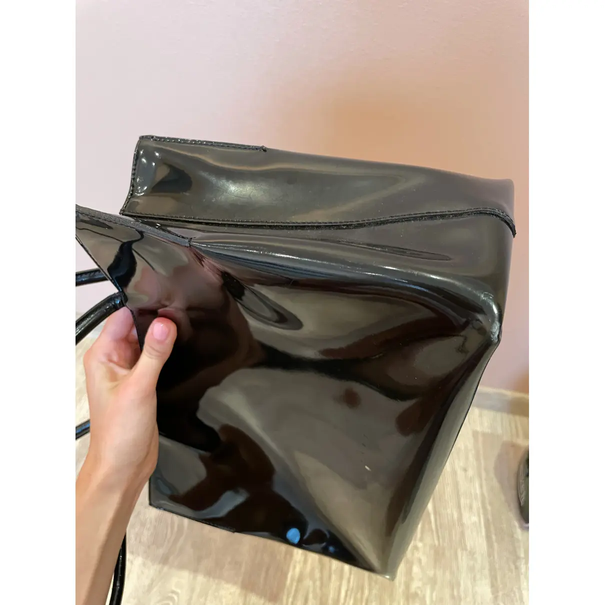 Patent leather handbag Coccinelle - Vintage