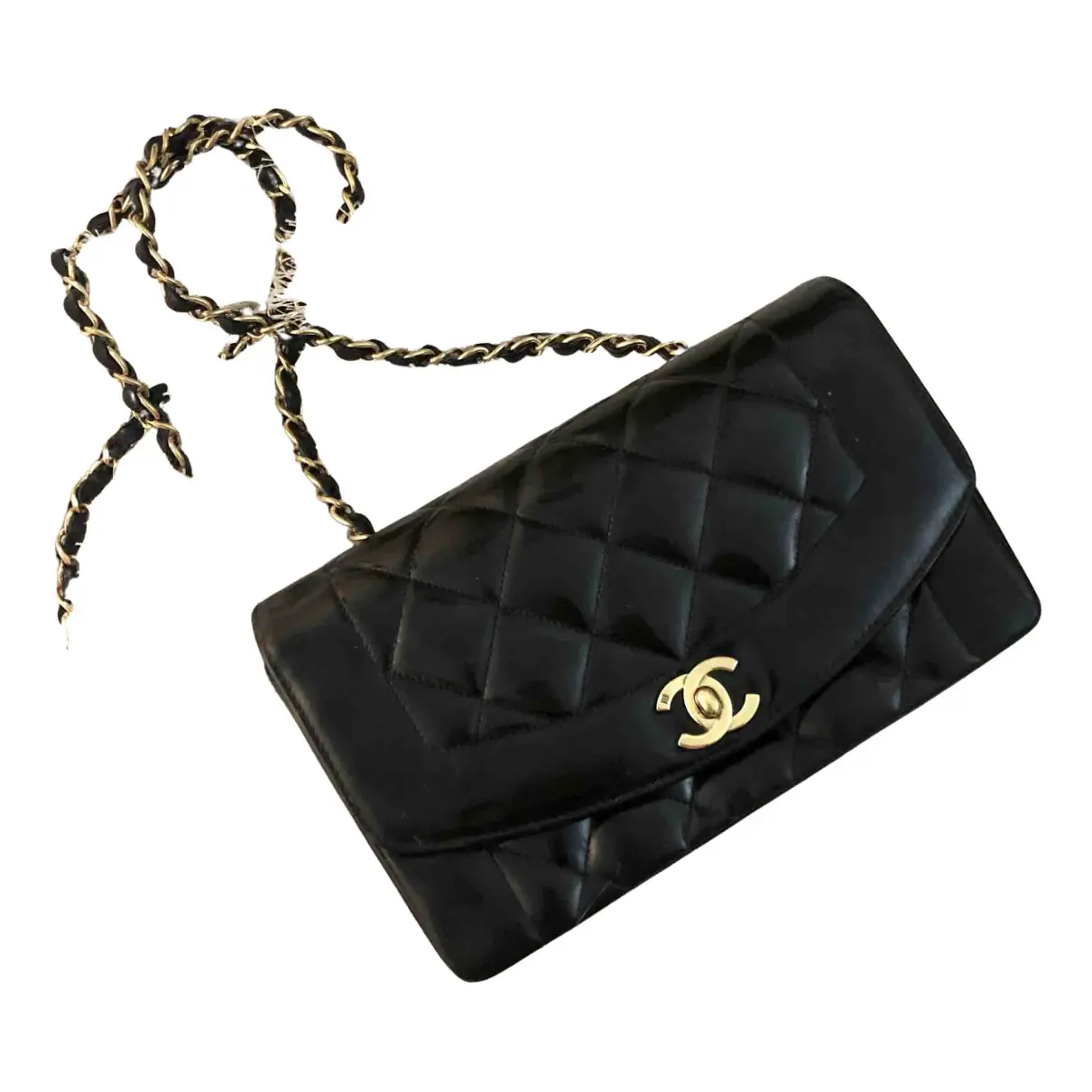 Diana patent leather bag Chanel - Vintage