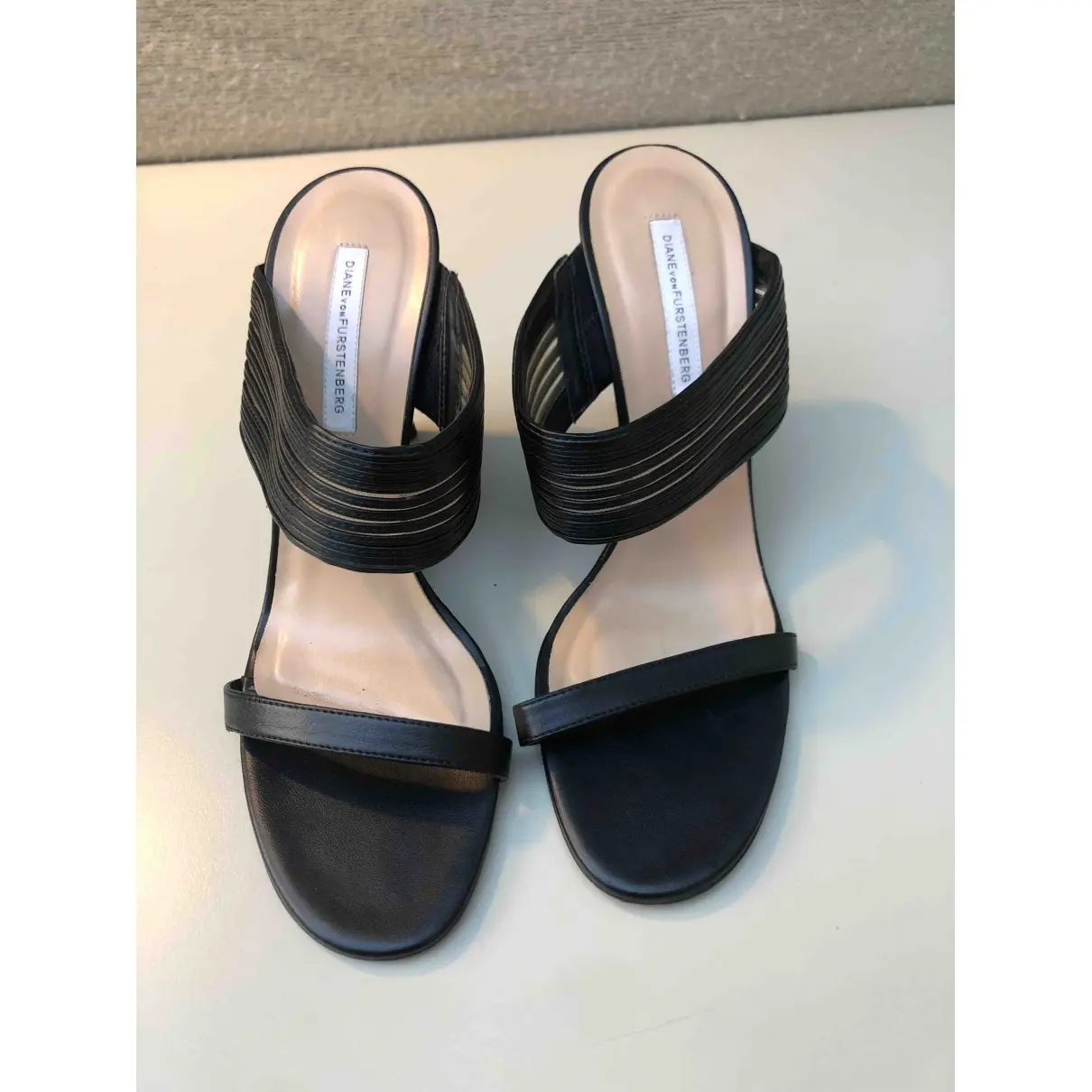 Diane Von Furstenberg Patent leather heels for sale