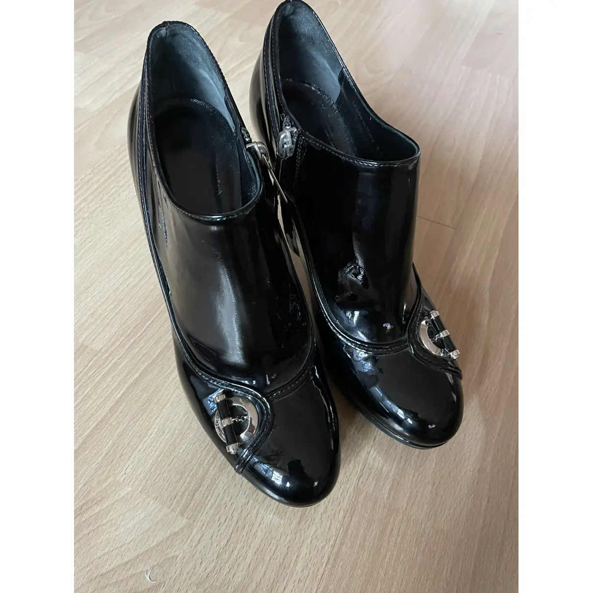 Patent leather ankle boots Dior