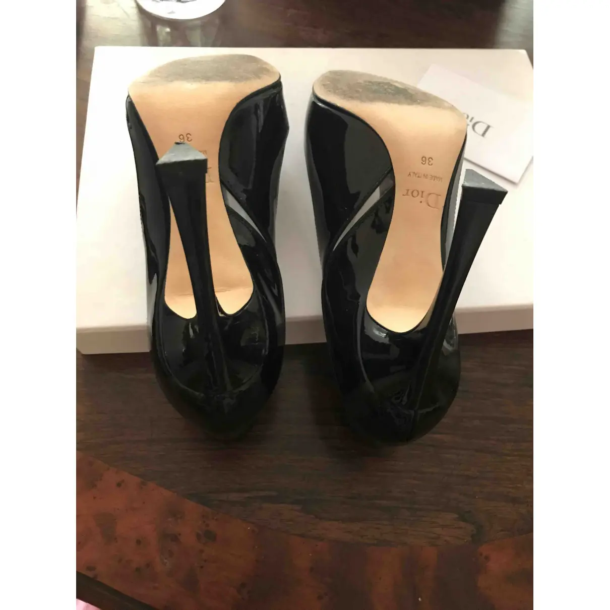 Dior D-Stiletto patent leather heels Dior