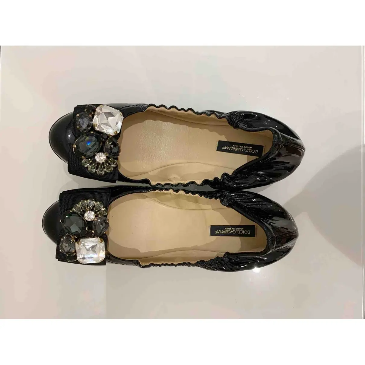 Dolce & Gabbana Patent leather ballet flats for sale