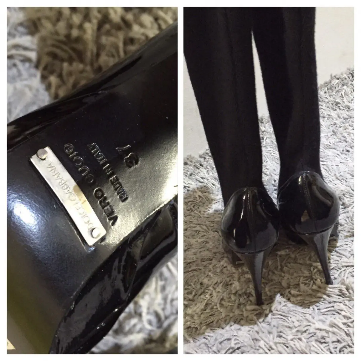 Dolce & Gabbana Patent leather boots for sale