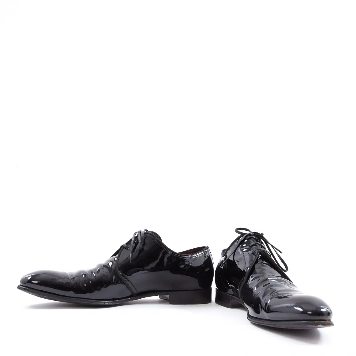 Dolce & Gabbana Patent leather lace ups for sale
