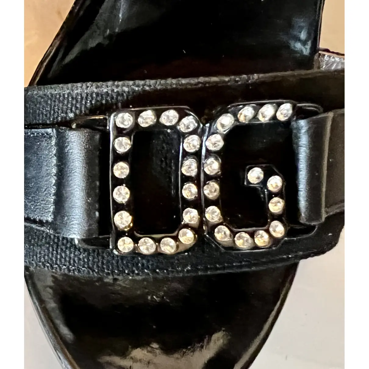 Patent leather sandals Dolce & Gabbana