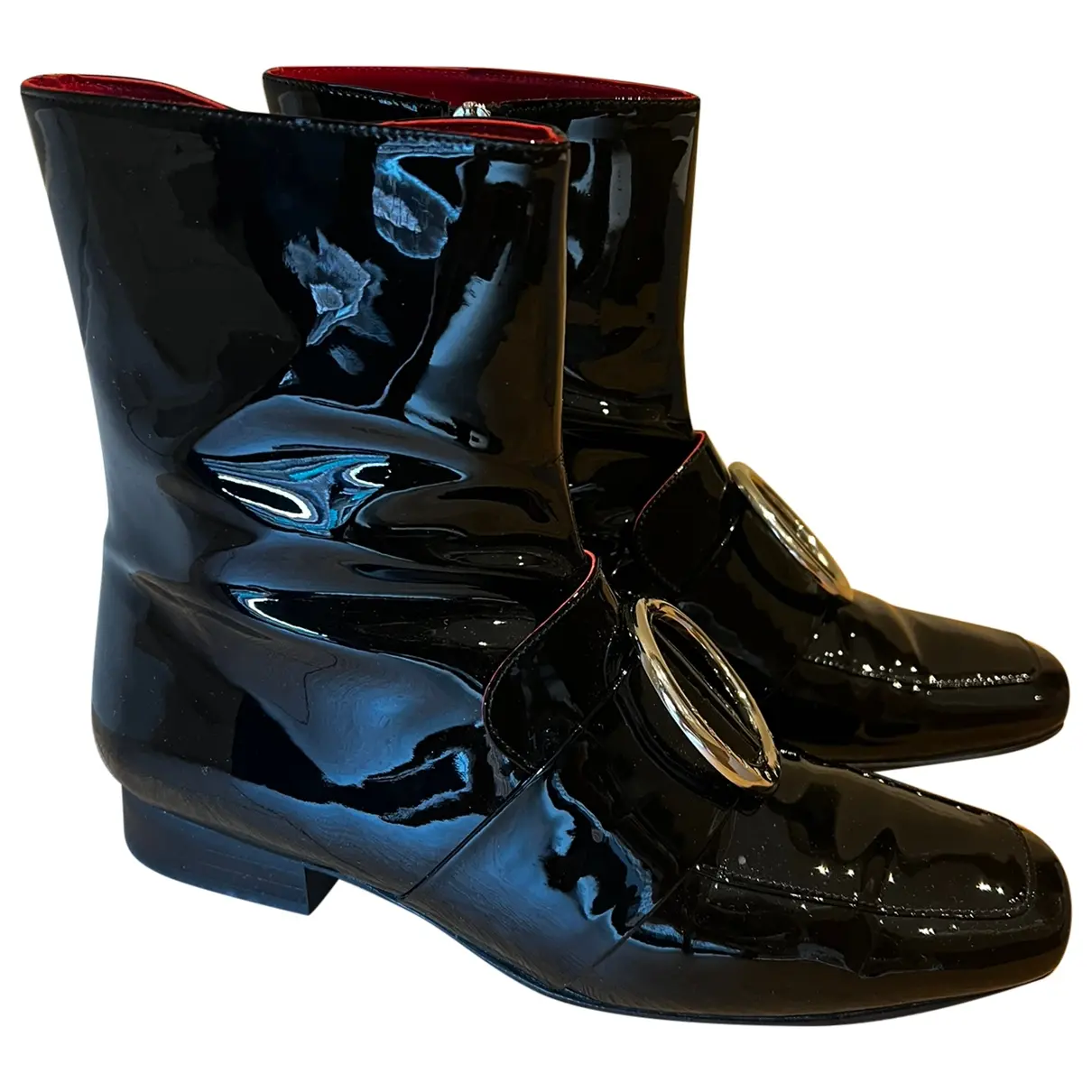 Patent leather ankle boots Dorateymur