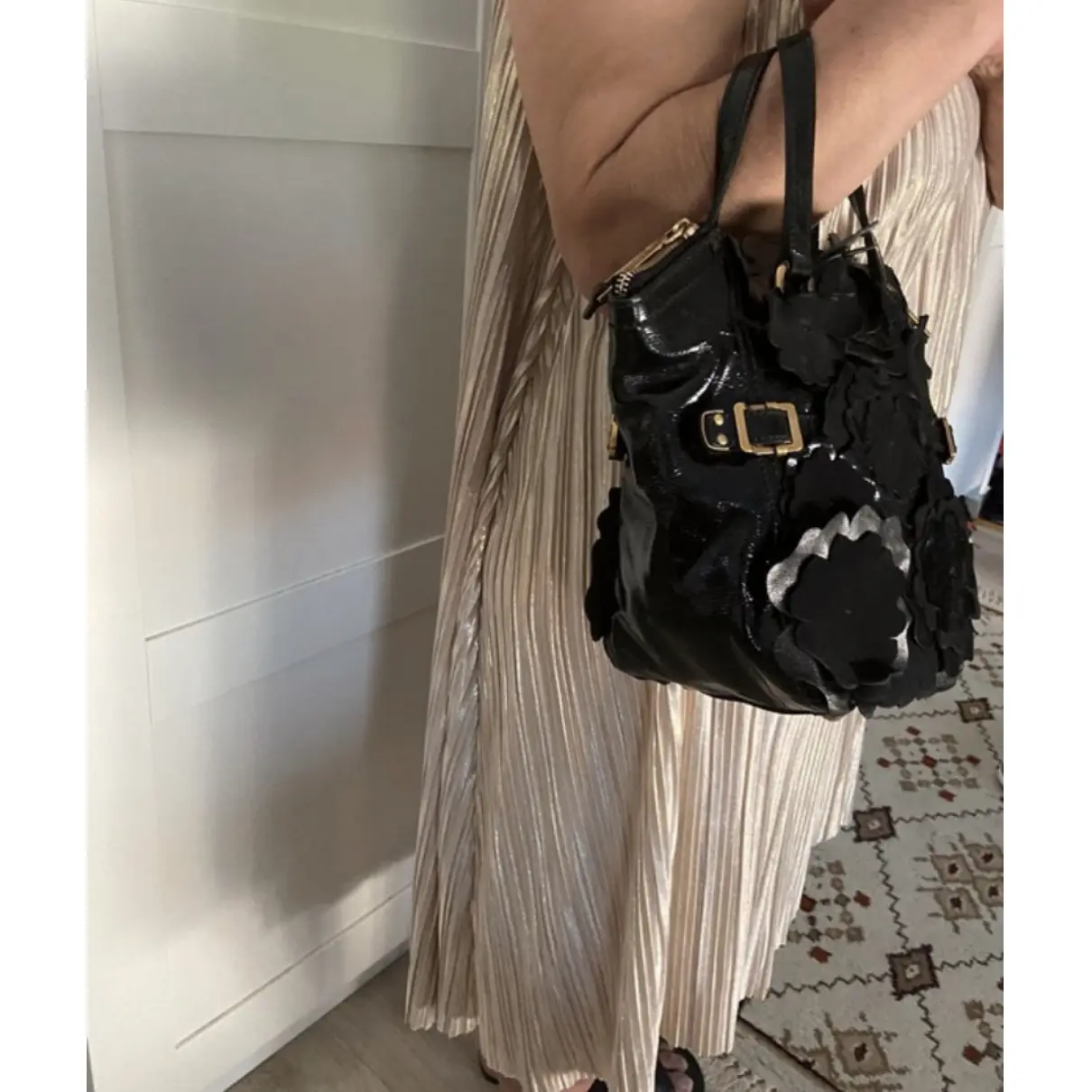 Downtown patent leather handbag Yves Saint Laurent - Vintage