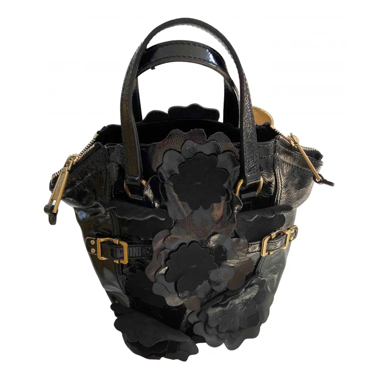 Downtown patent leather handbag Yves Saint Laurent - Vintage
