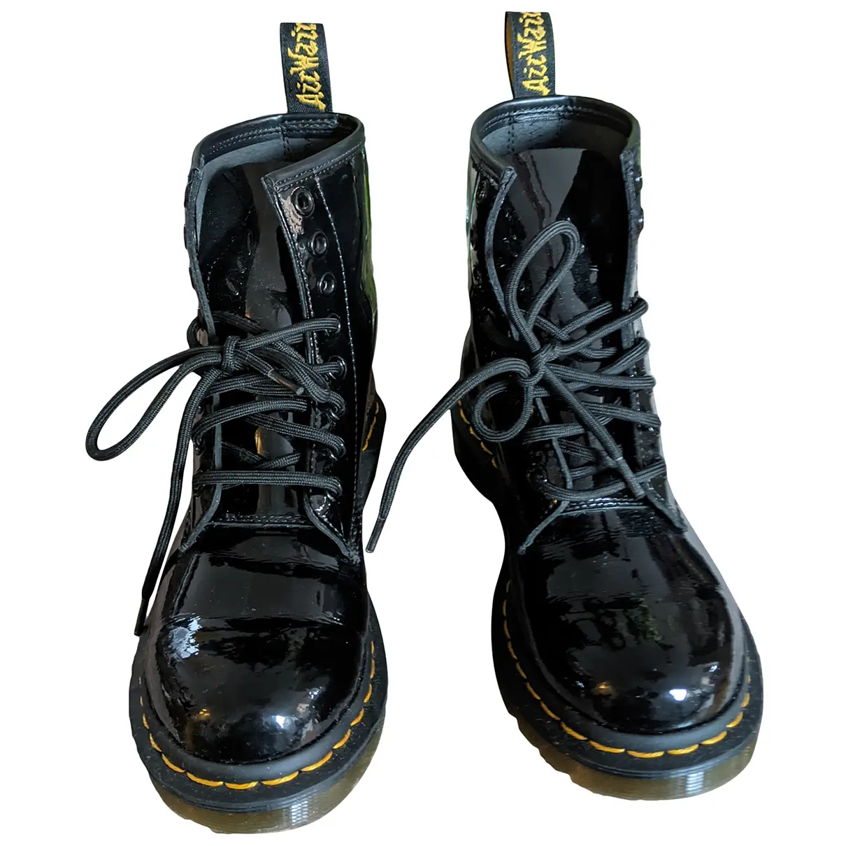 Patent leather ankle boots Dr. Martens