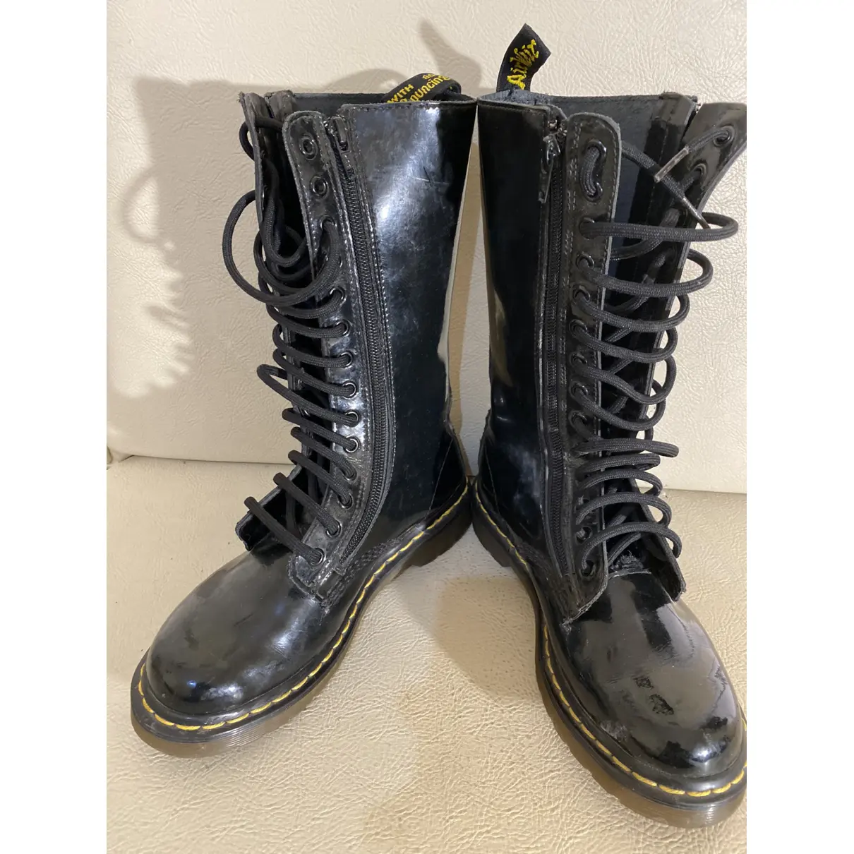 Buy Dr. Martens Patent leather ankle boots online