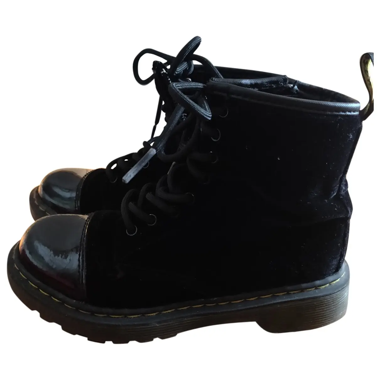 Patent leather boots Dr. Martens