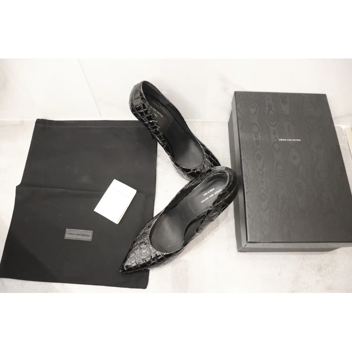 Patent leather heels Dries Van Noten