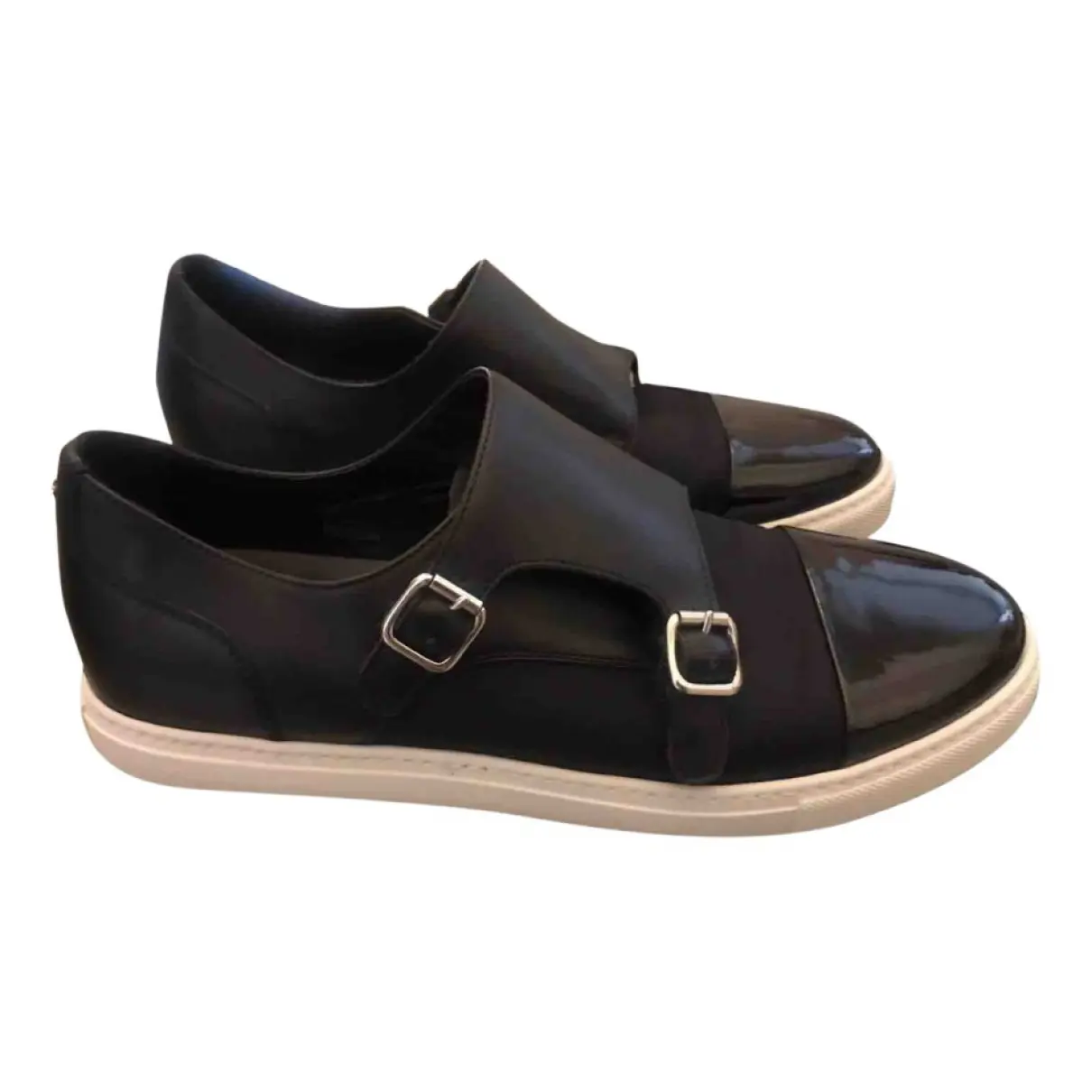 Patent leather low trainers Dsquared2