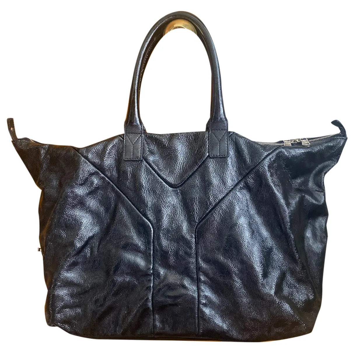 Easy patent leather handbag Yves Saint Laurent - Vintage