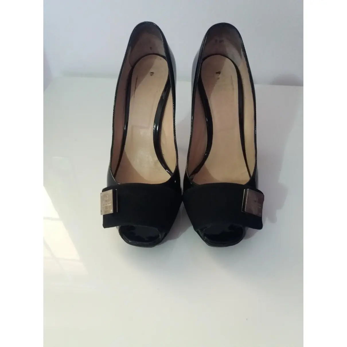Elisabetta Franchi Patent leather heels for sale