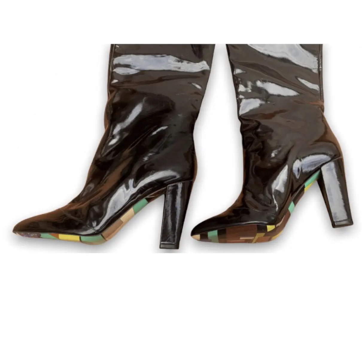 Patent leather boots Emilio Pucci