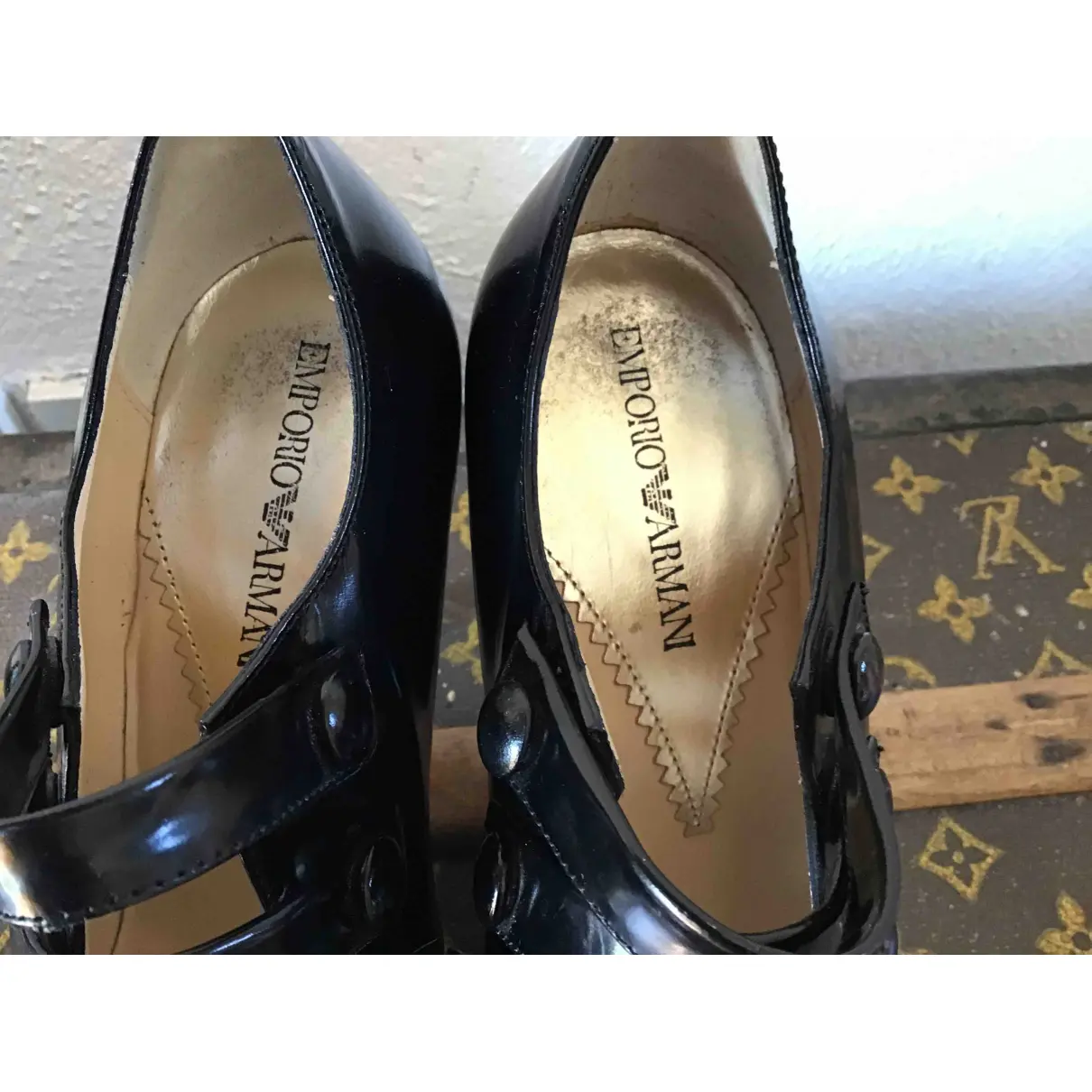 Patent leather heels Emporio Armani