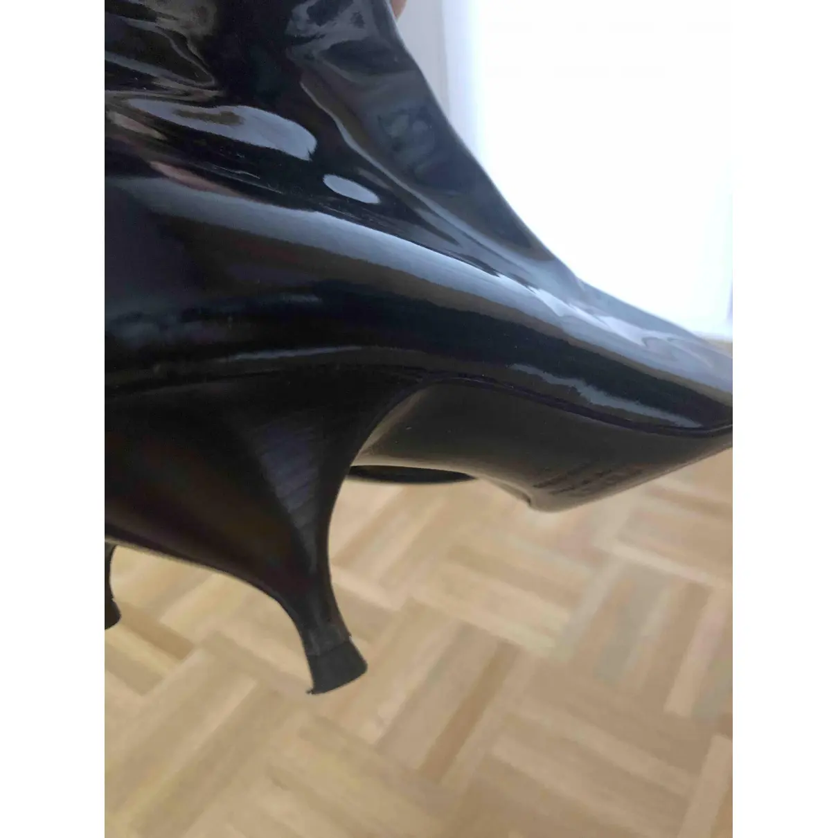 Patent leather boots Fendi