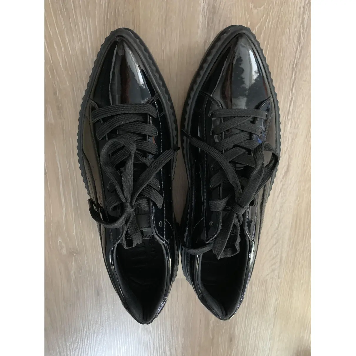 Fenty x Puma Patent leather trainers for sale