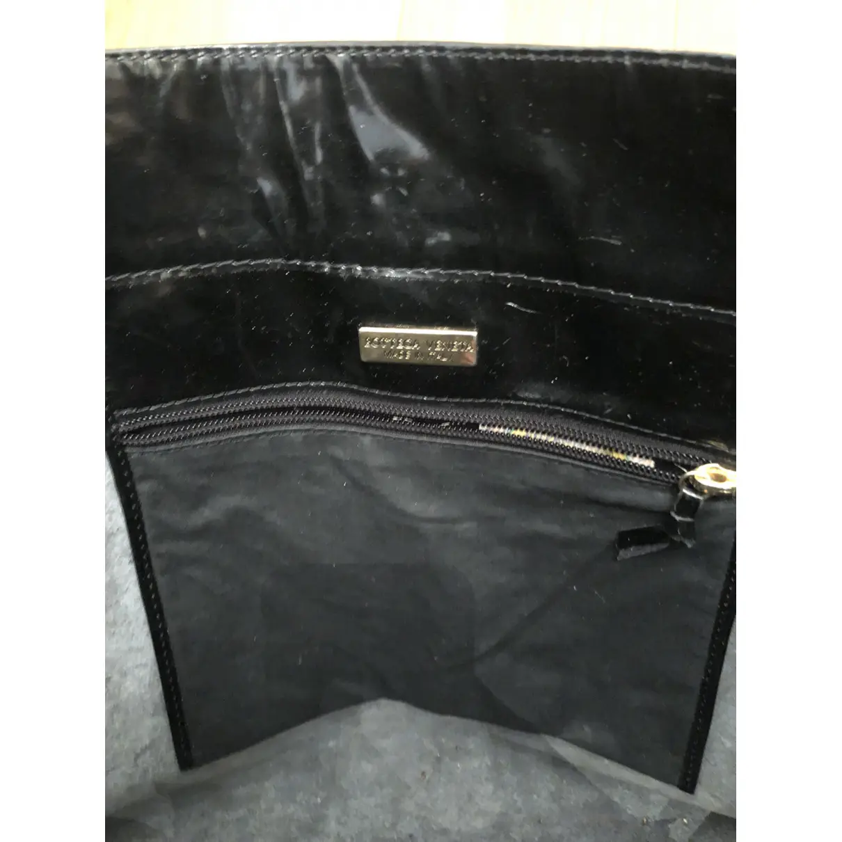 Fourre-Tout patent leather handbag Bottega Veneta