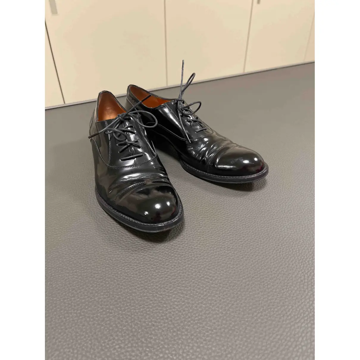 Buy Fratelli Rossetti Patent leather lace ups online