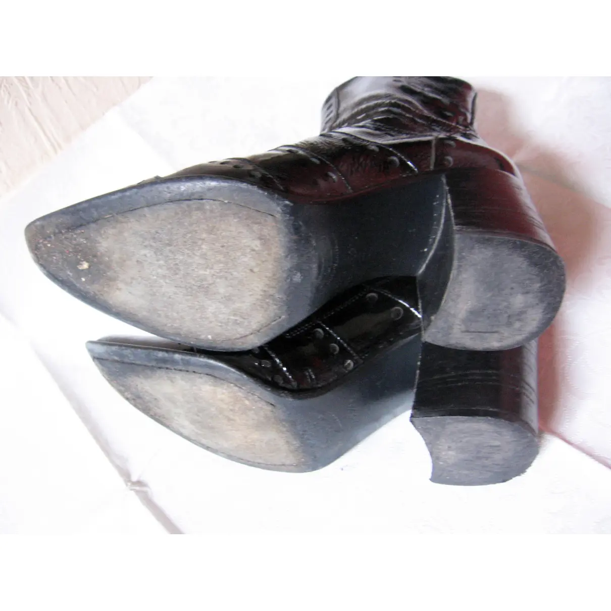 Patent leather ankle boots Free Lance