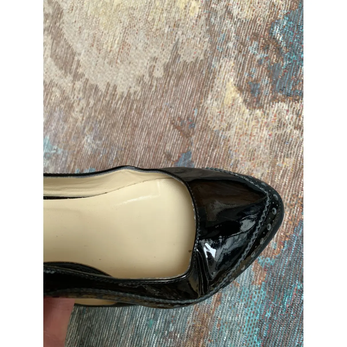 Patent leather heels Furla