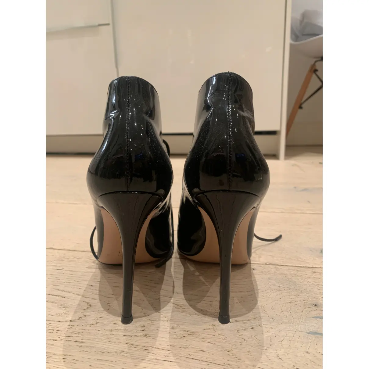 Patent leather ankle boots Gianvito Rossi