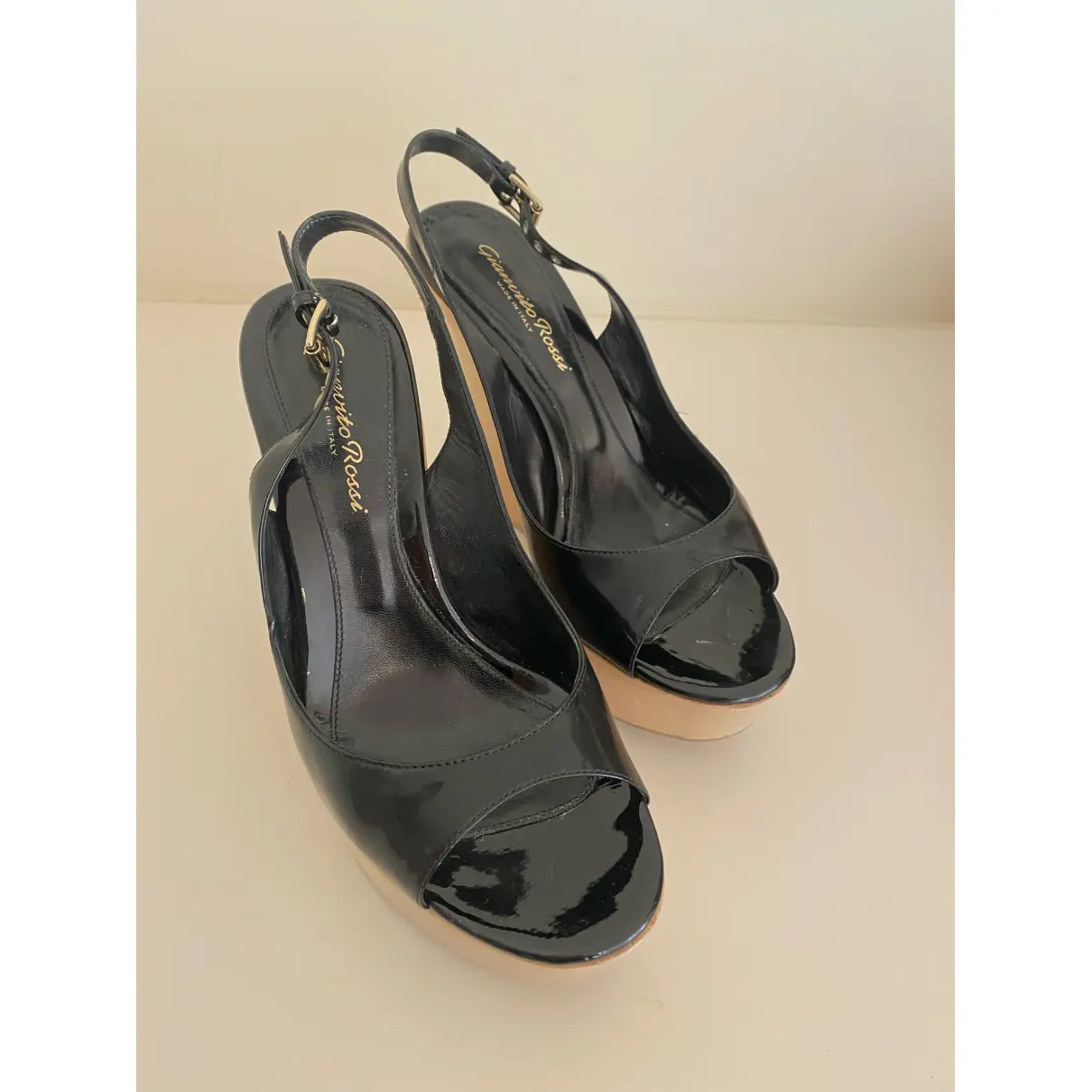 Buy Gianvito Rossi Patent leather sandals online