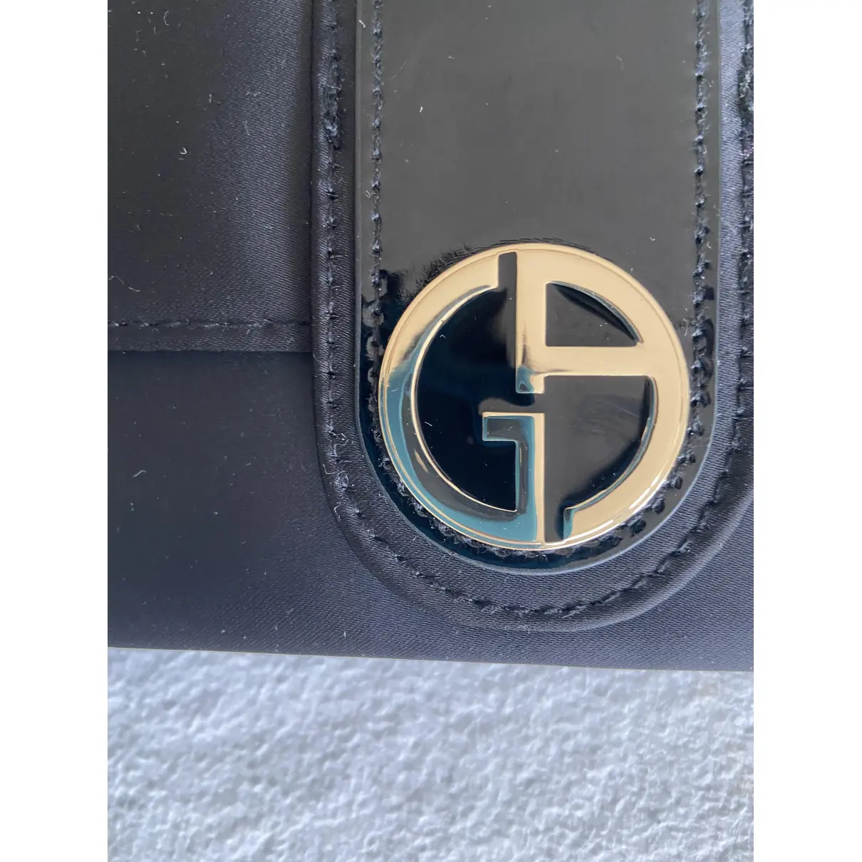 Patent leather clutch bag Giorgio Armani