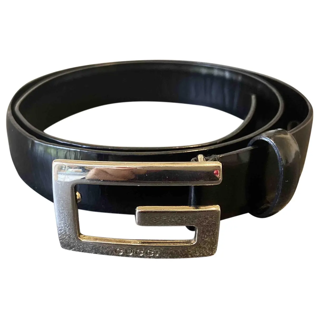Patent leather belt Gucci - Vintage