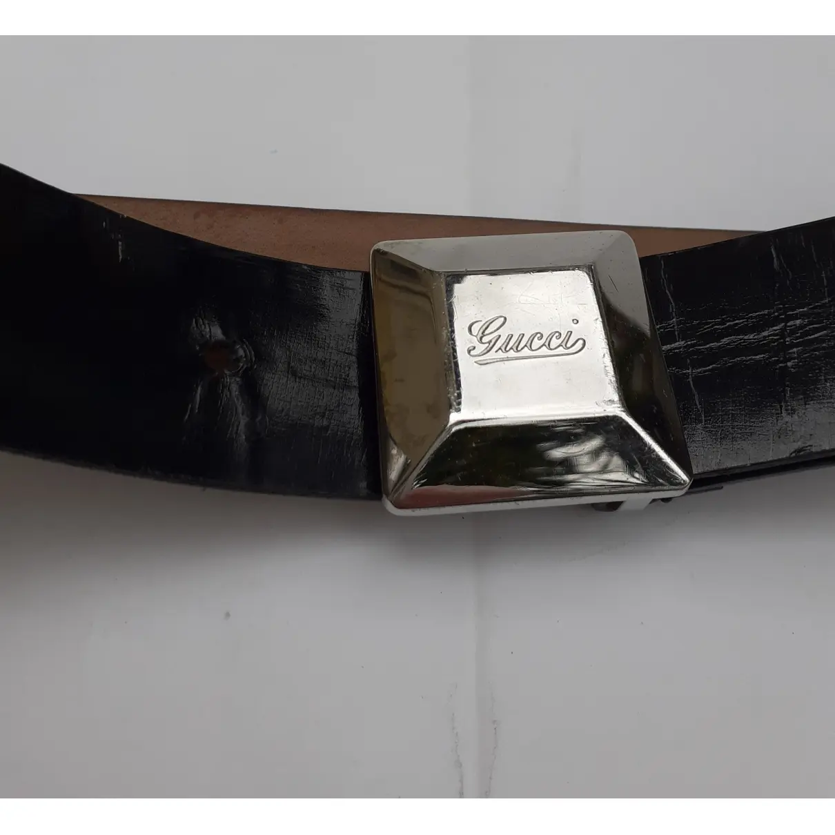 Buy Gucci Patent leather belt online